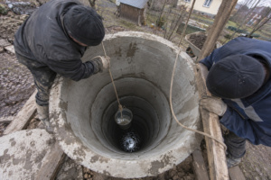 Глубина колодца до 10 колец